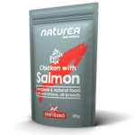 Sachet patee Naturea poulet-saumon 0.85g