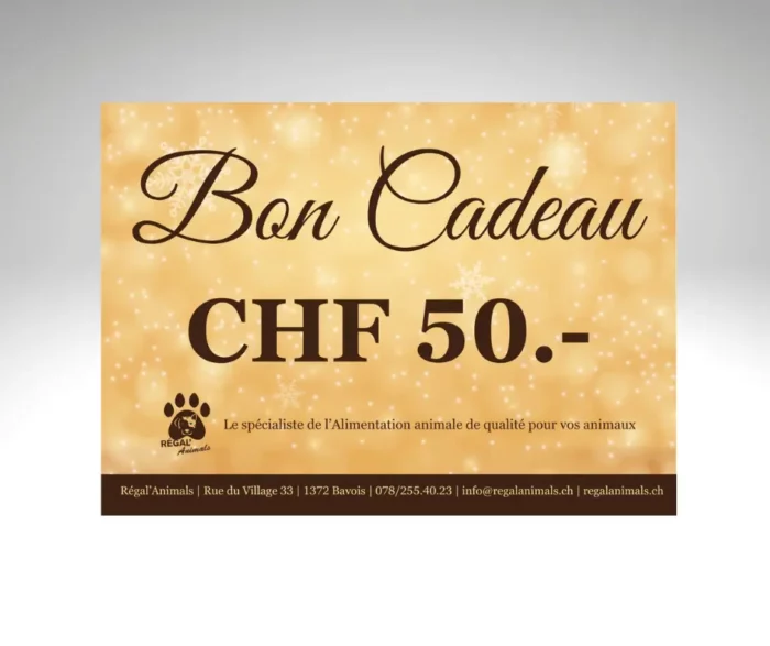 Bon Cadeau CHF 50.-