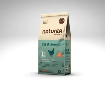 Sac de croquettes Elements Light Sénior au poulet pour chien. Alimentation légère, savoureuse et sans gluten pour chiens âgés ou en surpoids.