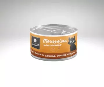 Mousseline canard poulet pâtée pour chat 85 g