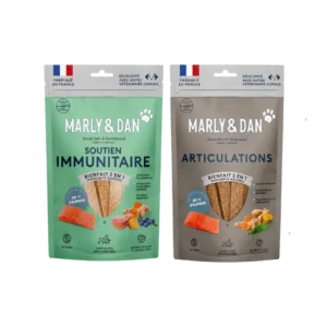 Barres à mâcher Marly & Dan pour chien adulte, Immunitaire, articulation en sachets