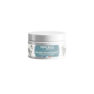 Baume nourrissant truffe et coussinets O'ptit Soin au miel, karité et propolis pour chien et chat, pot 50 ml