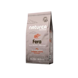 Croquettes Naturea Naturals Fera au sanglier pour chien et chiot, sac 12 kg