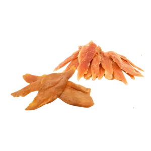 Filets de poulet et filets de canard séchés